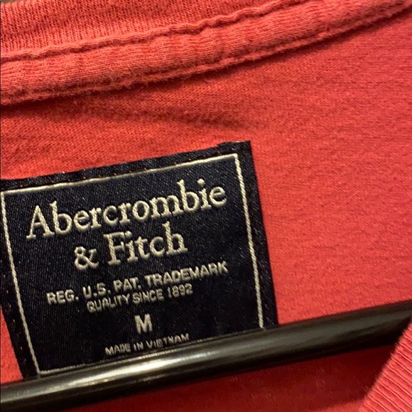 Light Red Abercrombie Tee - Picture 4 of 4